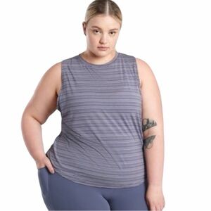 NWT Athleta Cloudlight Striped Muscle Tank - 1X
